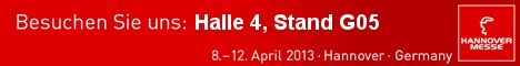 Banner HANNOVER MESSE 2013